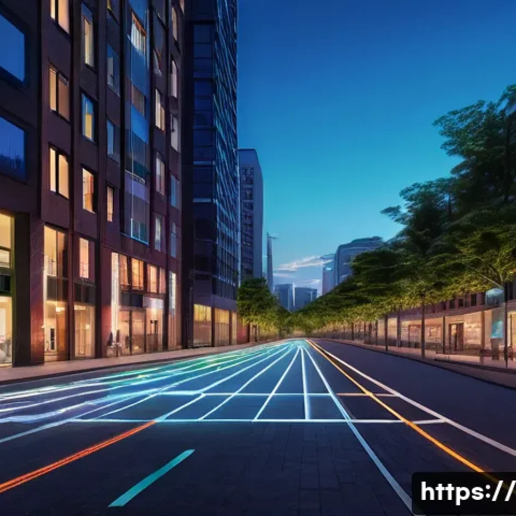 도시 공학과 스마트 시티 기술 - **Prompt 1: "The Evolving Urban Landscape"**
A bustling cityscape at dusk, depicting a harmoniou...